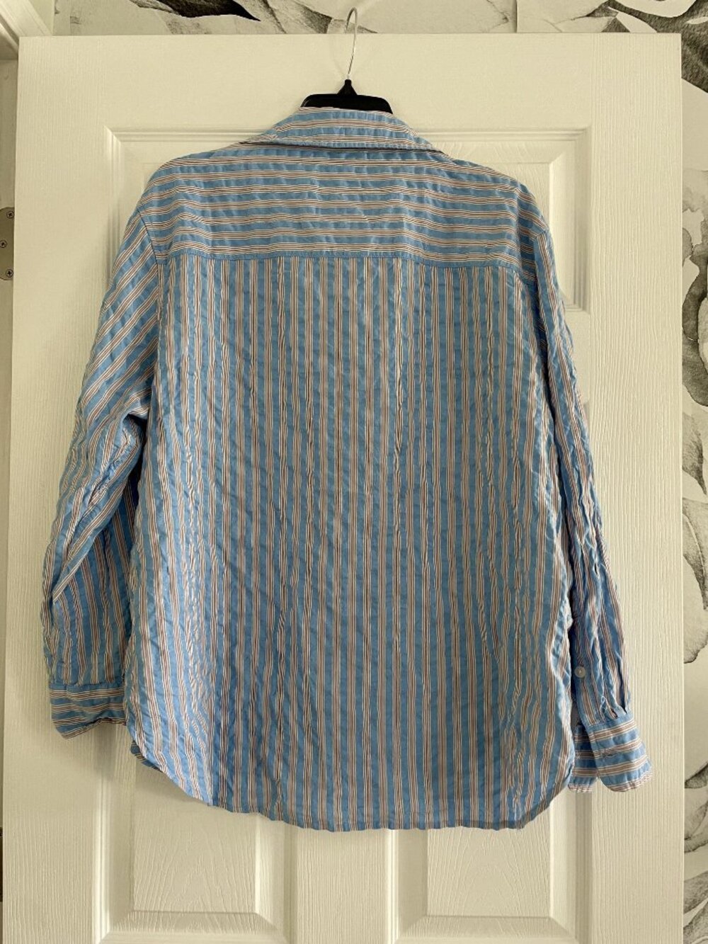 aerie Blue and White Striped Pajama Set - Picture 5 of 9